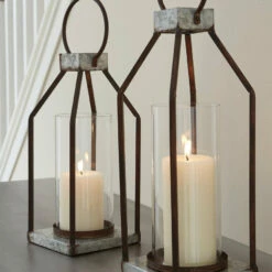 Cheap โ Ashley Furniture Diedrick - Gray/black - Lantern Set (2/cn) ๐ 9 Ashley Furniture Diedrick - Gray/black - Lantern Set (2/cn)