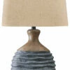 Ashley Furniture Medlin - Gray/beige - Paper Table Lamp (1/cn) Accessories