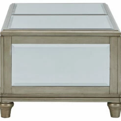 Ashley Furniture Tables Chevanna - Platinum - Rectangular Cocktail Table