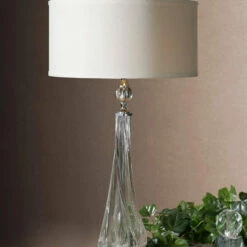 Accessories Uttermost Grancona Twisted Glass Table Lamp