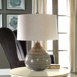 Uttermost Batova Smoke Gray Lamp Accessories