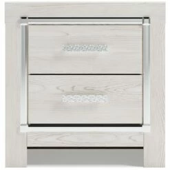 Ashley Furniture Altyra - White - Two Drawer Night Stand