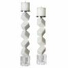 Table Decor Uttermost Casen Marble Cube Candleholders, S/2