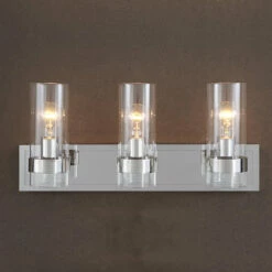 Uttermost Cardiff Nickel 3 Light Vanity