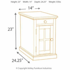 Ashley Furniture Lorn II - Chair Side End Table Tables