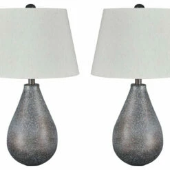 Ashley Furniture Bateman - Patina - Metal Table Lamp (2/CN) Accessories