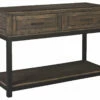 Ashley Furniture Johurst - Grayish Brown - Sofa Table