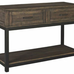 Ashley Furniture Johurst - Grayish Brown - Sofa Table