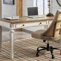 Ashley Furniture Desks Realyn - Light Brown - Home Office Desk