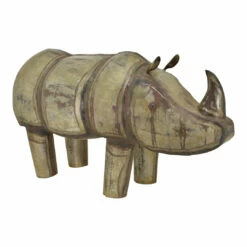 Moe's Home Collection Iron Rhinoceros