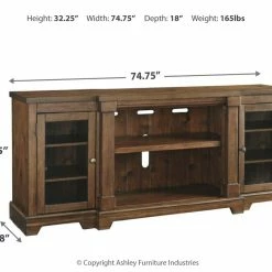 Flash Sale ✔️ Ashley Furniture Flynnter - Medium Brown - Xl Tv Stand W/fireplace Option TV Stands 🧨 10 Ashley Furniture Flynnter - Medium Brown - Xl Tv Stand W/fireplace Option TV Stands