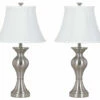 Deals โค๏ธ Ashley Furniture Accessories Rishona - Brushed Premium Finish - Metal Table Lamp (2/CN) โ 2 Ashley Furniture Accessories Rishona - Brushed Premium Finish - Metal Table Lamp (2/CN)
