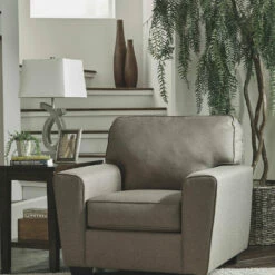 Benchcraft® Calicho - Cashmere - 2 Pc. - Chair With Ottoman