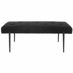 Benches Uttermost Olivier Modern Black Bench