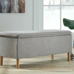 Ashley Furniture Kaviton - Gray - Accent Bench