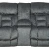 Ashley Furniture Reclining Furniture Capehorn - Granite - Dbl Rec Loveseat W/console