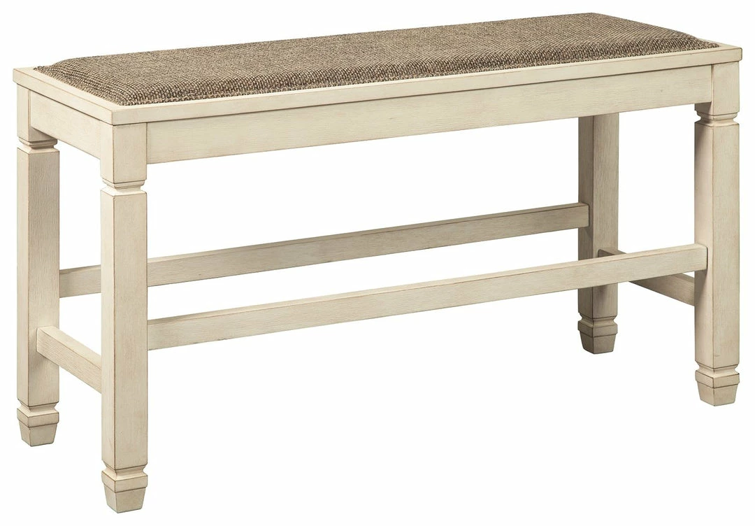 Discount ⌛ Ashley Furniture Bolanburg - Beige - Dbl Counter Uph Bench (1/cn) 💯 3 Ashley Furniture Bolanburg - Beige - Dbl Counter Uph Bench (1/cn)