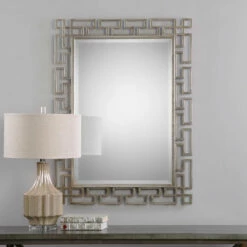 Accessories Uttermost Agata Silver Mirror