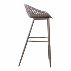 Moe's Home Collection Stools Piazza Outdoor Barstool Grey-m2