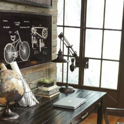 Ashley Furniture Kylen - Bronze Finish - Metal Desk Lamp (1/cn) Accessories