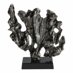 Moe's Home Collection Coral Sculpture Small Black Nickel