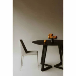 Moe's Home Collection Godenza Dining Table Round Black Ash Tables