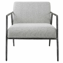 Chairs Uttermost Brisbane Light Gray Accent Chair