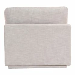 Moe's Home Collection Justin Slipper Chair Taupe Sectional Pieces