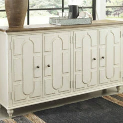 Ashley Furniture Roranville - Antique White - Accent Cabinet Cabinets