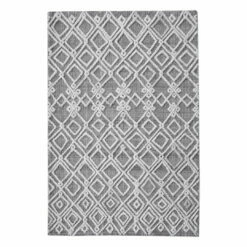 Accessories Uttermost Sieano Gray-Ivory 5 X 8 Rug