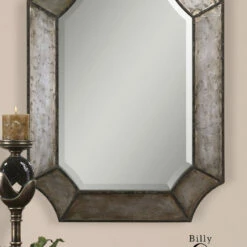 Accessories Uttermost Elliot Distressed Aluminum Mirror