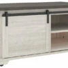 Ashley Furniture Dorrinson - White / Black / Gray - Rectangular Cocktail Table