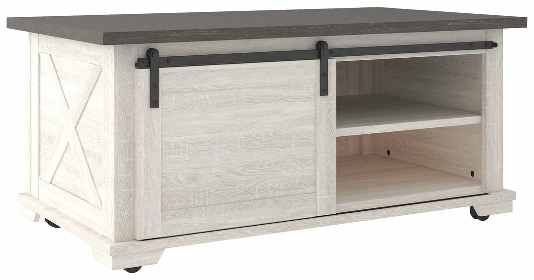 Top 10 🔥 Ashley Furniture Dorrinson - White / Black / Gray - Rectangular Cocktail Table 😀 3 Ashley Furniture Dorrinson - White / Black / Gray - Rectangular Cocktail Table