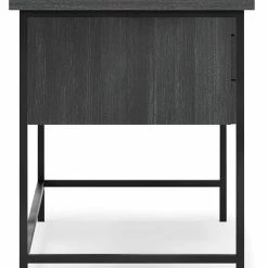 Ashley Furniture Yarlow - Black - Home Office Desk - 3-drawers Desks