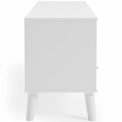 Ashley Furniture TV Stands Piperton - White / Brown - Medium Tv Stand