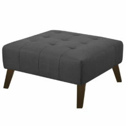 Emerald Home Ottomans Binetti Ottoman-Charcoal