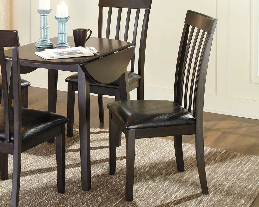 Brand new ❤️ Ashley Furniture Hammis - Dark Brown - Dining Uph Side Chair (2/cn) Chairs ❤️ 4 Ashley Furniture Hammis - Dark Brown - Dining Uph Side Chair (2/cn) Chairs