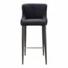 Moe's Home Collection Etta Barstool Dark Grey Stools