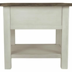 Ashley Furniture Tables Bolanburg - White / Brown / Beige - Rectangular End Table
