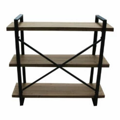 Moe's Home Collection Lex 3 Level Shelf Natural Accessories