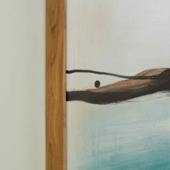 Ashley Furniture Brunonia - Teal/orange/black - Wall Art Accessories