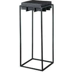 Accessories Uttermost Telone Black Small Pedestal