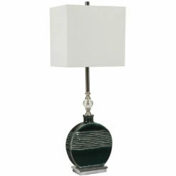 Uttermost Recina Dark Teal Buffet Lamp Accessories