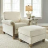 Signature Design By Ashley® Chair & Ottoman Sets Stoneleigh - Alabaster - 2 Pc. - Chair, Ottoman
