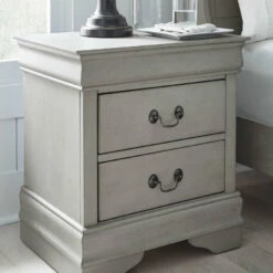 Ashley Furniture Kordasky - Gray - Two Drawer Night Stand