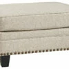 Ashley Furniture Claredon - Linen - Ottoman Ottomans