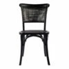 Moe's Home Collection Churchill Dining Chair Antique Black-m2
