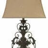 Ashley Furniture Accessories Sallee - Gold Finish - Poly Table Lamp (1/cn)