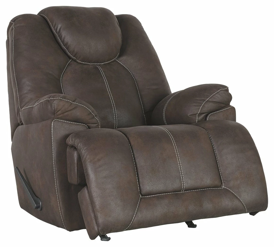Hot Sale 🛒 Ashley Furniture Warrior - Coffee - Rocker Recliner ✔️ 7 Ashley Furniture Warrior - Coffee - Rocker Recliner