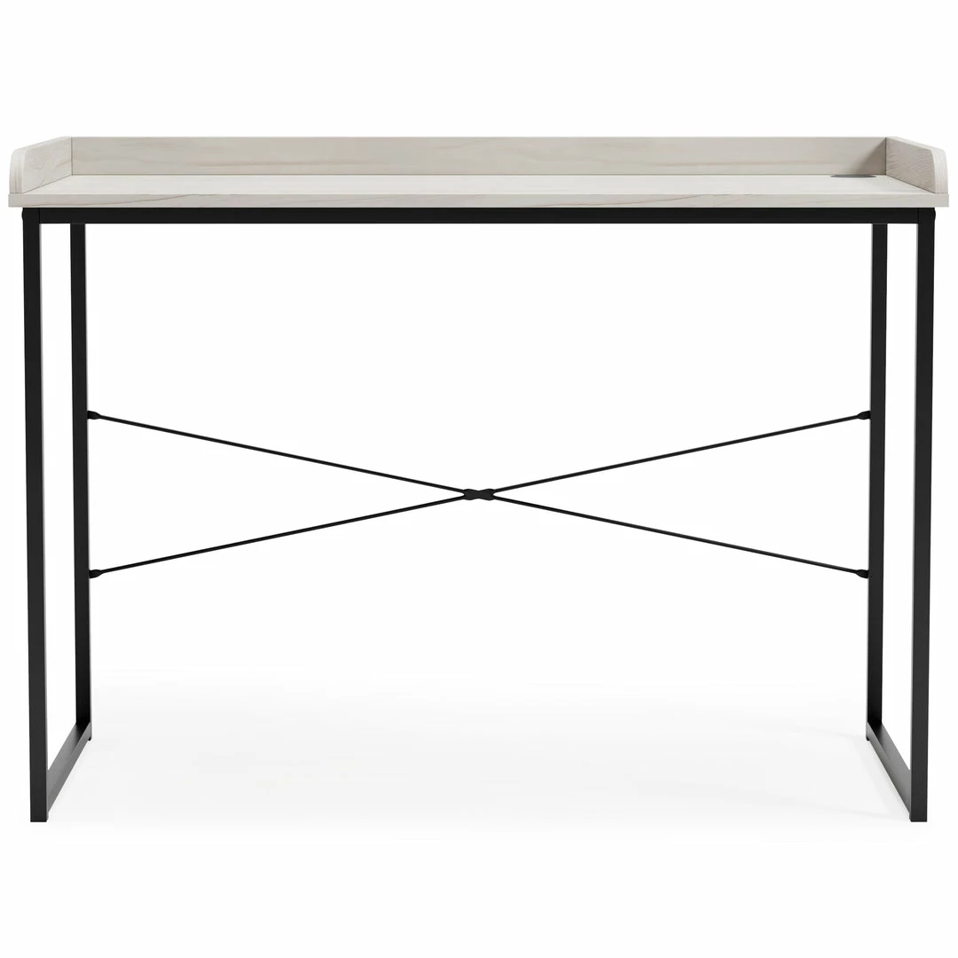 Cheap 👏 Signature Design By Ashley® Desks Bayflynn - White/black - Home Office Desk 💯 5 Signature Design By Ashley® Desks Bayflynn - White/black - Home Office Desk